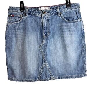 Tommy Hilfiger Vintage Women’s Denim Jean Skirt 00/90s Style Size 12